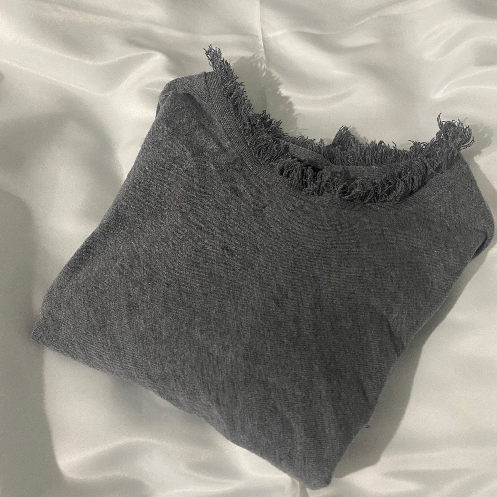 THML grey shawl poncho Cape xs/s